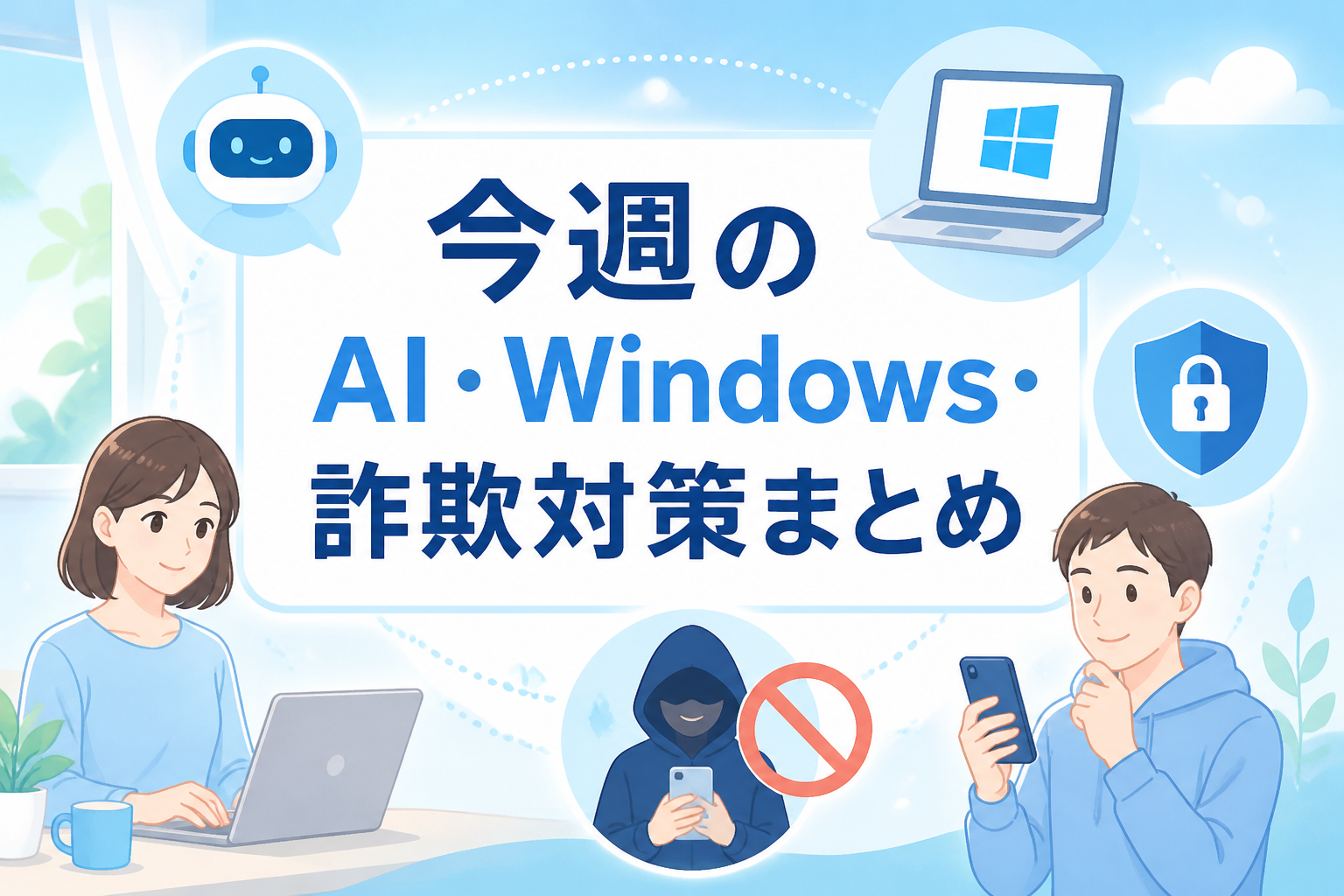 今週のAI・Windows・詐欺対策まとめ