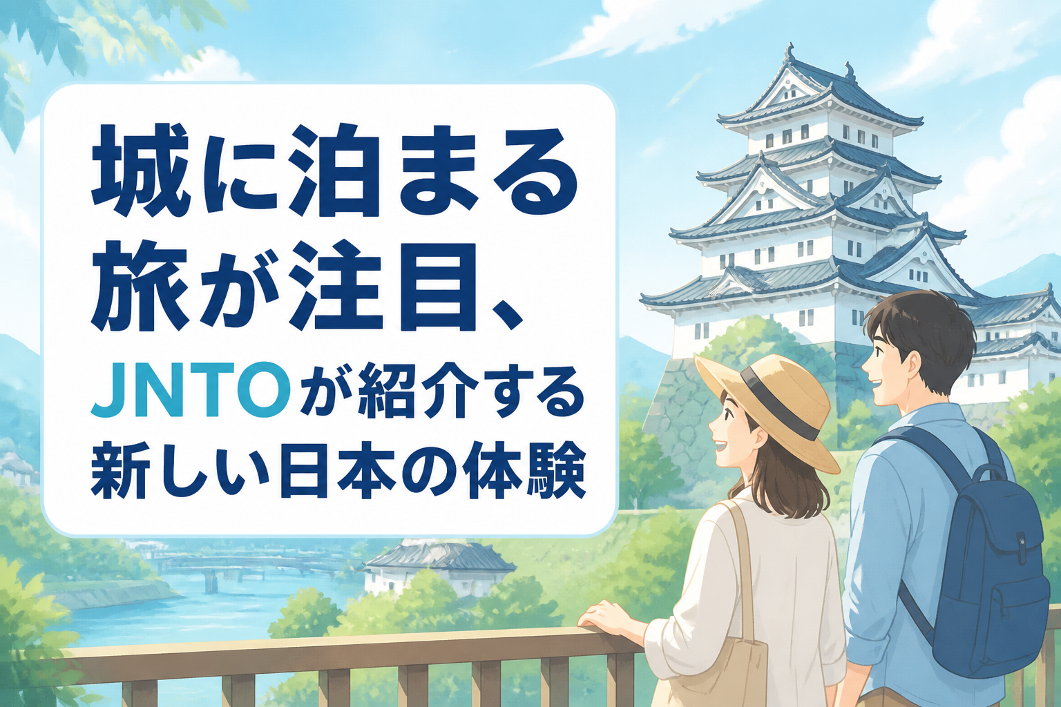 城に泊まる旅が注目、JNTOが紹介する新しい日本の体験