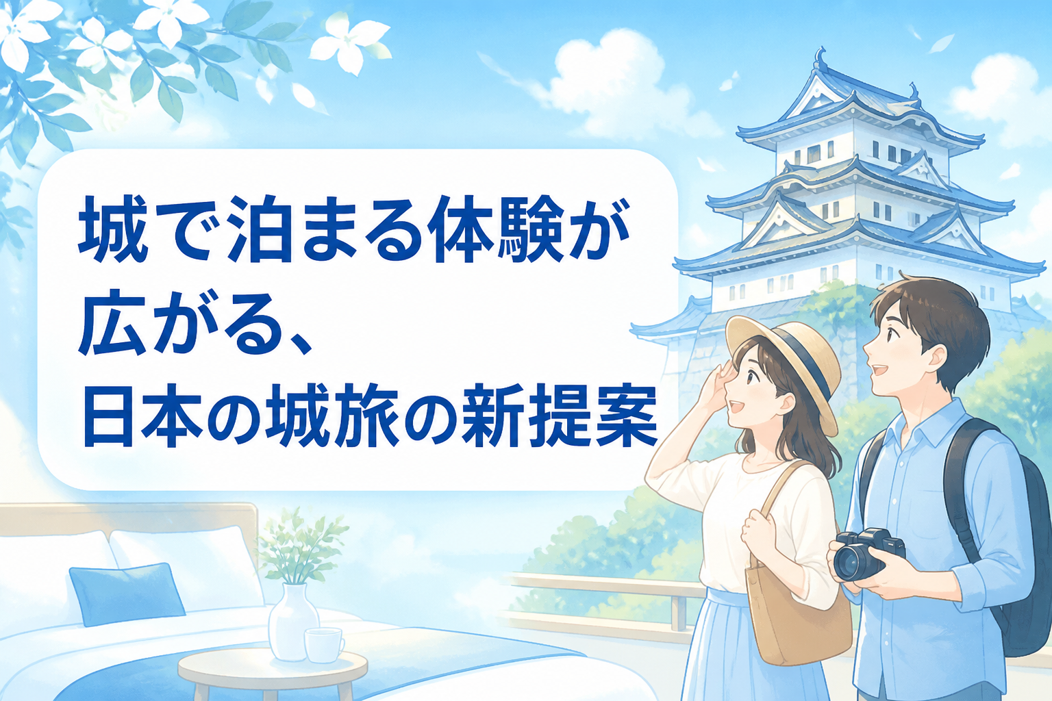 城で泊まる体験が広がる、日本の城旅の新提案