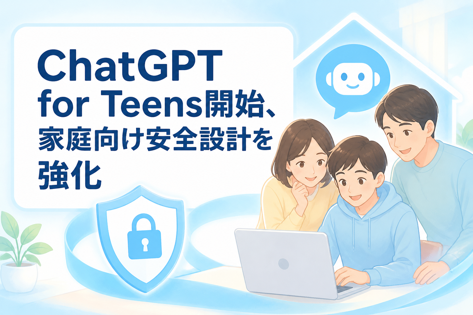 ChatGPT for Teens開始、家庭向け安全設計を強化